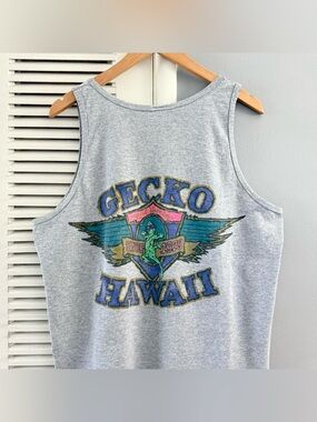Vintage 80’sn90’s GECKO HAWAII Tank Top T-shirt